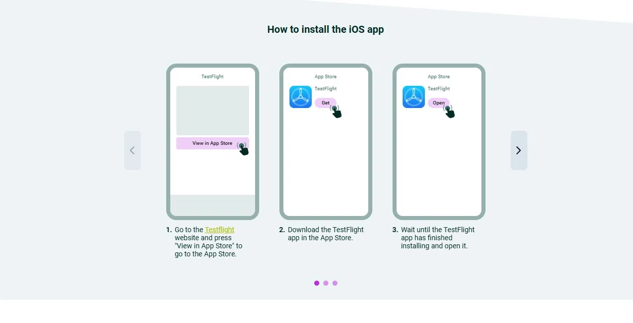 How to install the iOS app