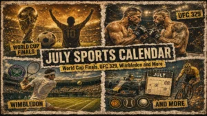 July Sports Calendar: World Cup Finals, UFC 329, Wimbledon and More